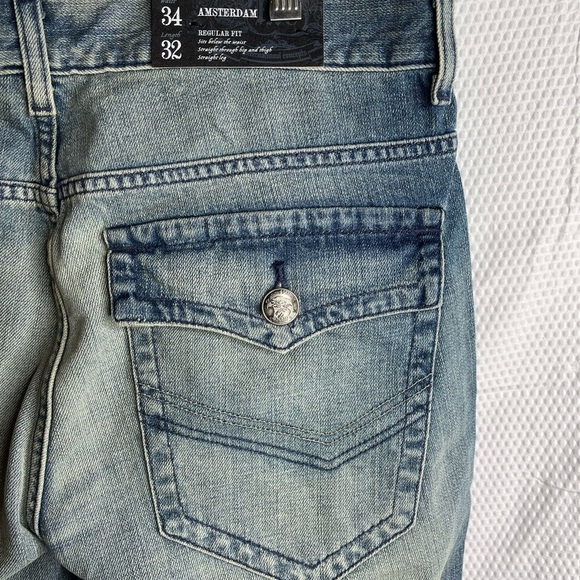 INC International Concepts Amsterdam Men Jeans Size 34X32 - Picture 7 of 11